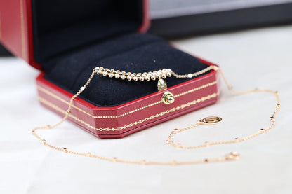 [⭐Glow]CLASH PINK GOLD NECKLACE