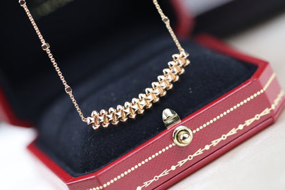 [⭐Glow]CLASH PINK GOLD NECKLACE