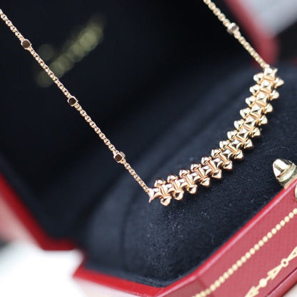 [⭐Glow]CLASH PINK GOLD NECKLACE