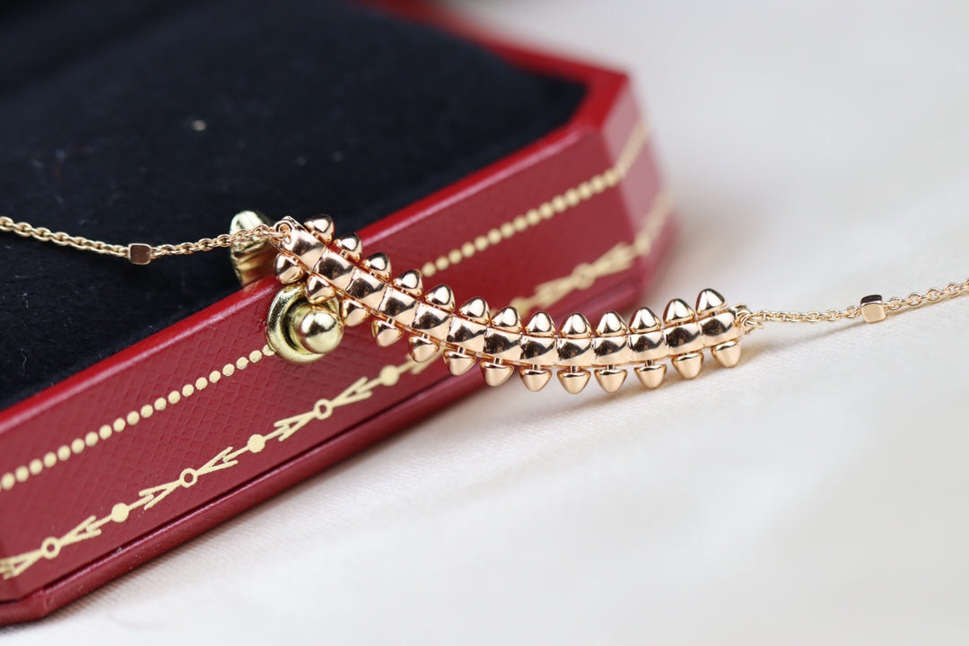 [⭐Glow]CLASH PINK GOLD NECKLACE