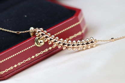 [⭐Glow]CLASH PINK GOLD NECKLACE