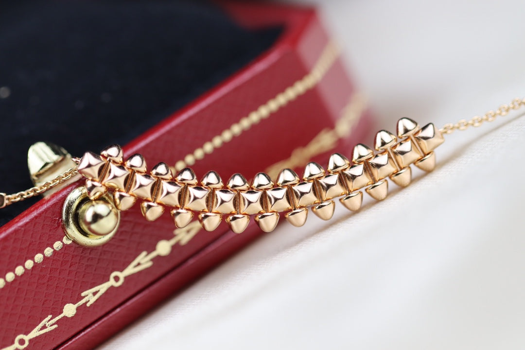 [⭐Glow]CLASH PINK GOLD NECKLACE