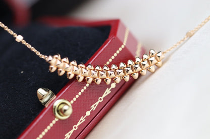 [⭐Glow]CLASH PINK GOLD NECKLACE