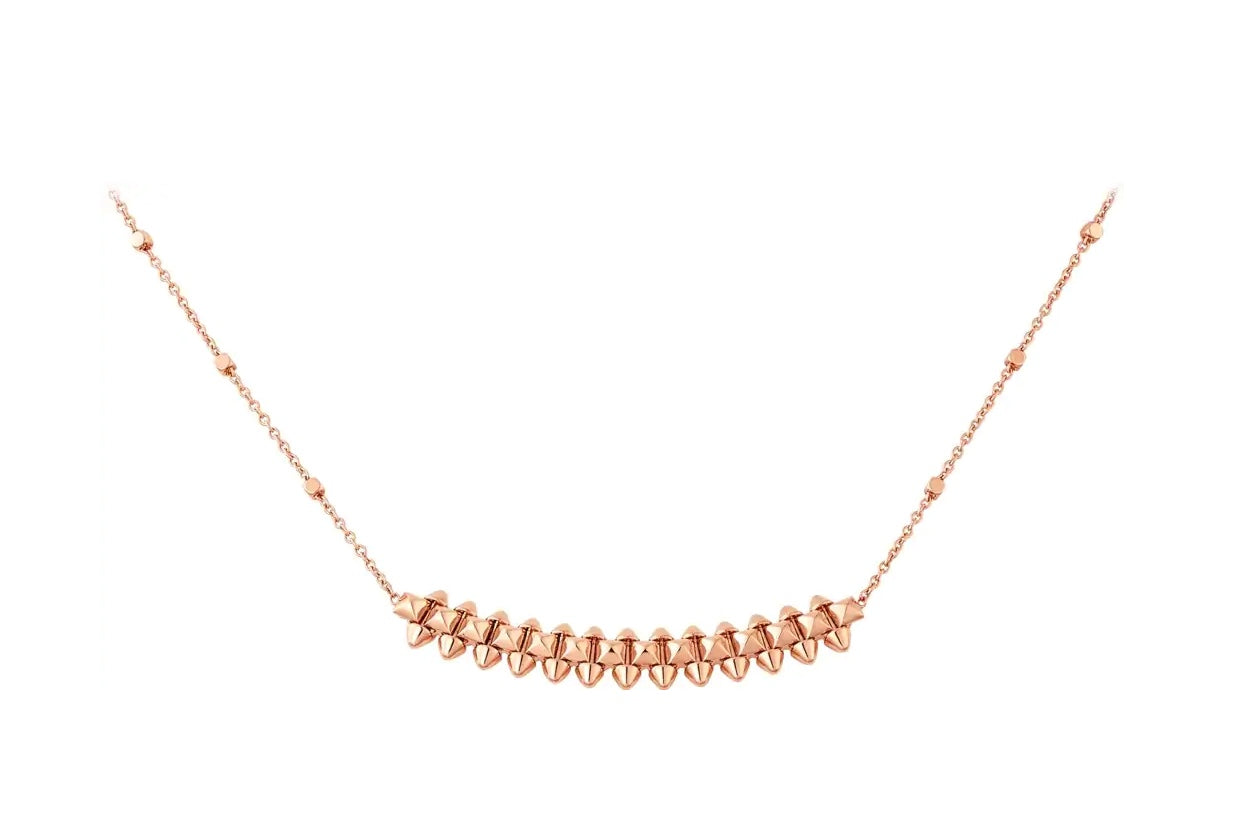 [⭐Glow]CLASH PINK GOLD NECKLACE