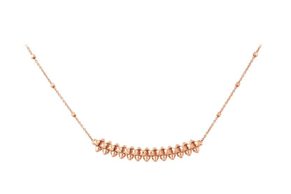 [⭐Glow]CLASH PINK GOLD NECKLACE