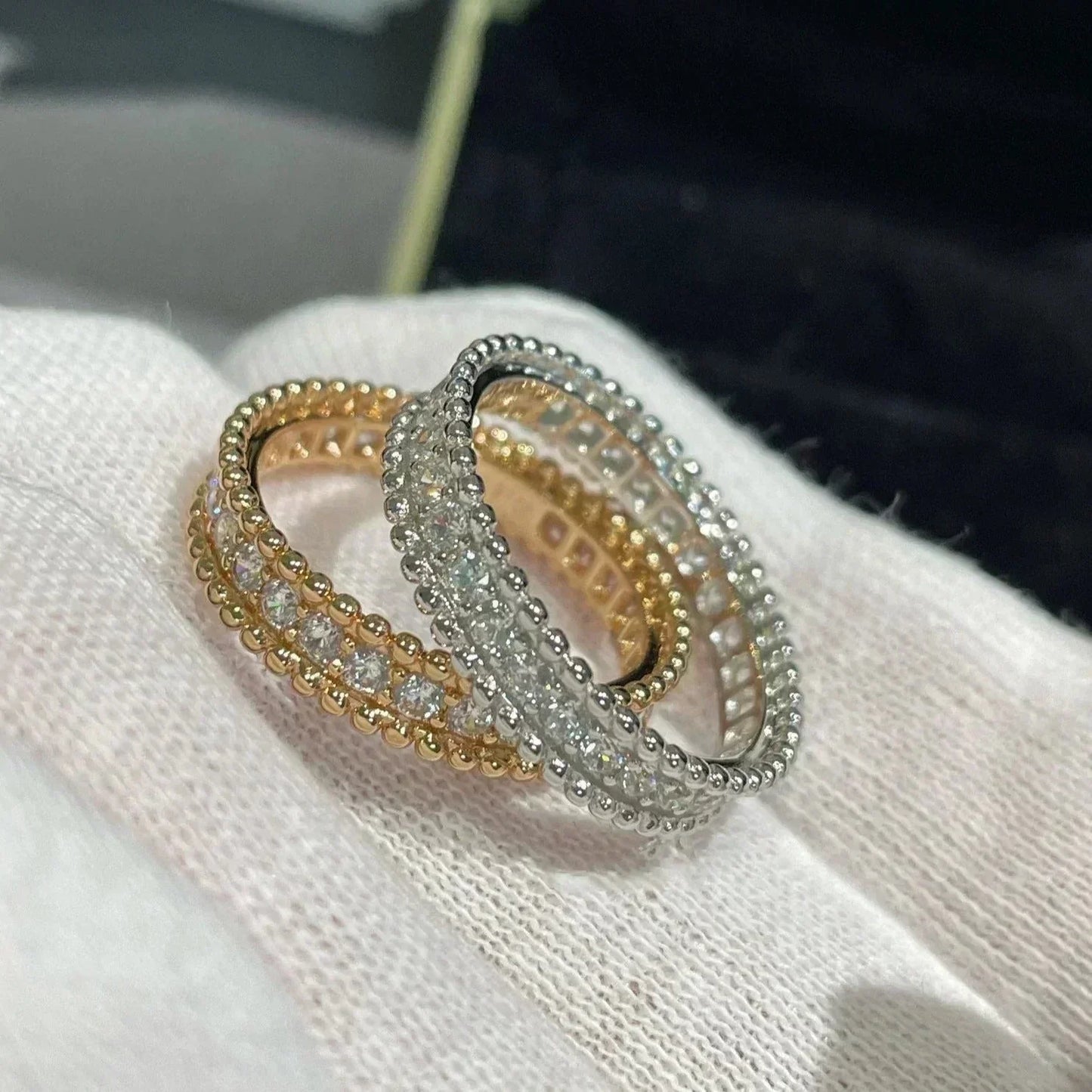 [⭐Glow]PERLEE DIAMOND ROSE GOLD RING