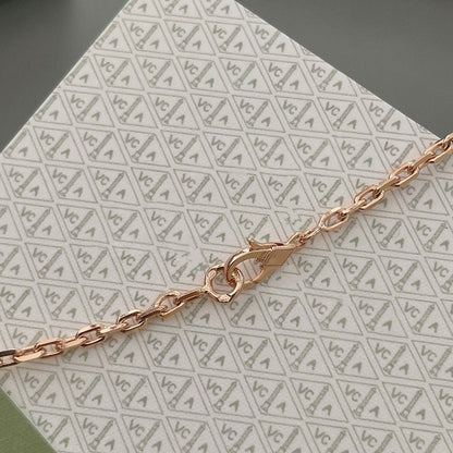 [⭐Glow]LUCKY SPRING 15 MOTIFS ROSE GOLD NECKLACE