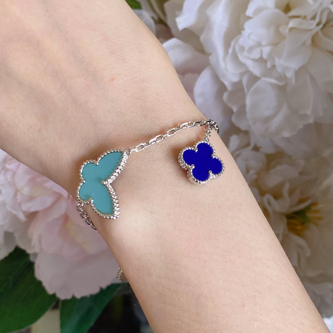[⭐Glow]LUCKY SPRING SILVER BRACELET 4 MOTIF