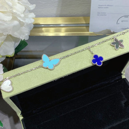 [⭐Glow]LUCKY SPRING SILVER BRACELET 4 MOTIF