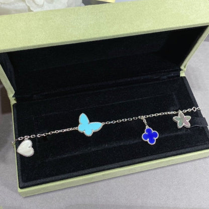 [⭐Glow]LUCKY SPRING SILVER BRACELET 4 MOTIF