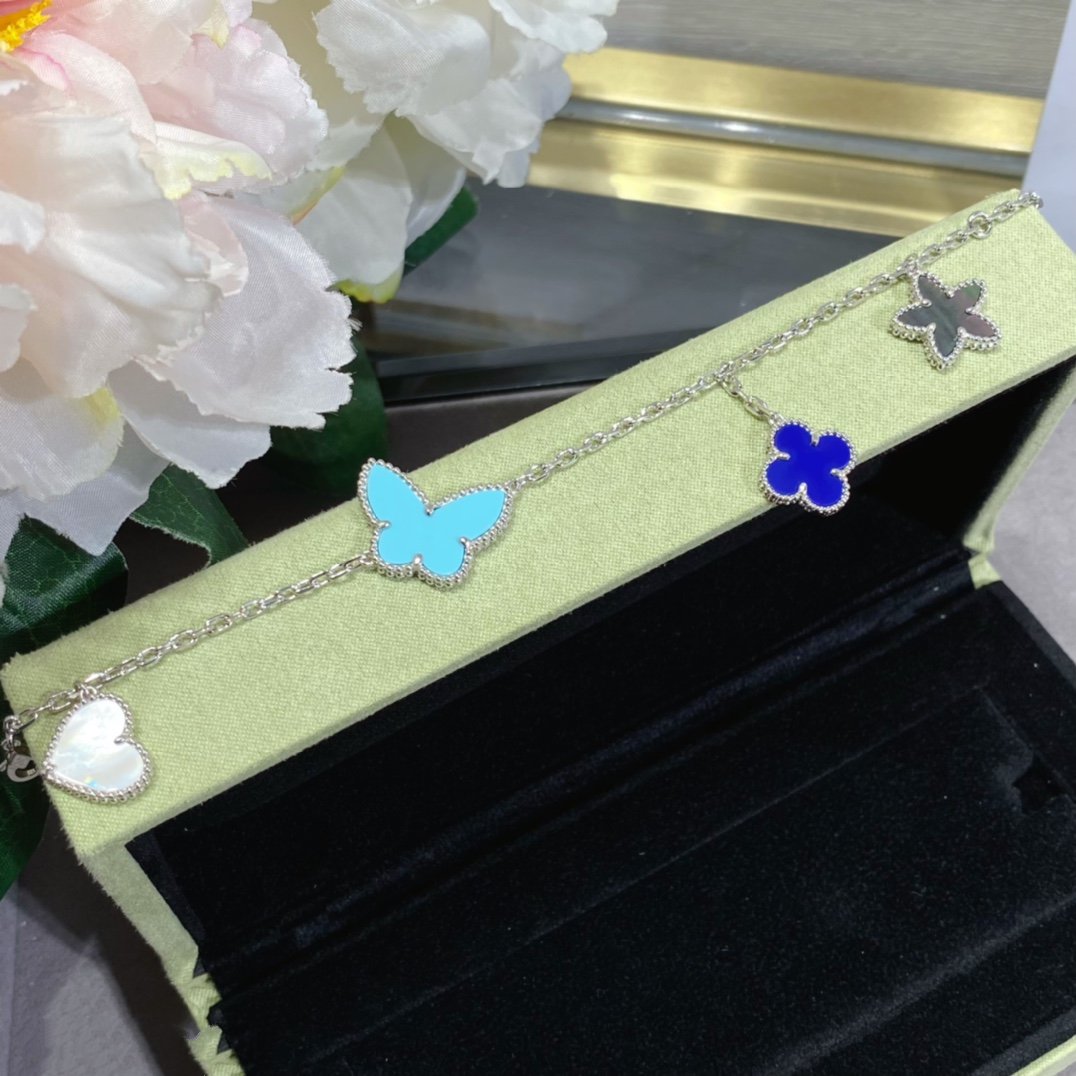 [⭐Glow]LUCKY SPRING SILVER BRACELET 4 MOTIF