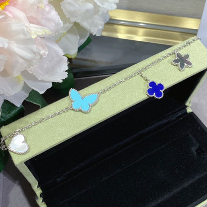 [⭐Glow]LUCKY SPRING SILVER BRACELET 4 MOTIF