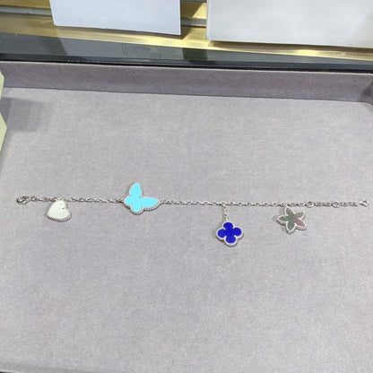 [⭐Glow]LUCKY SPRING SILVER BRACELET 4 MOTIF
