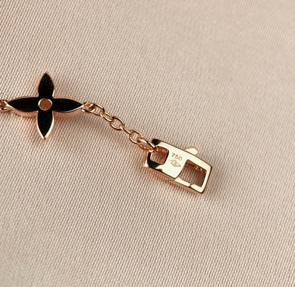 [⭐Glow]STAR AND SUN 7 MOTIFS GOLD BRACELET