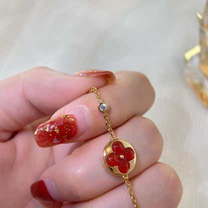 [⭐Glow]SUN PEDANT CARNELIAN BRACELET