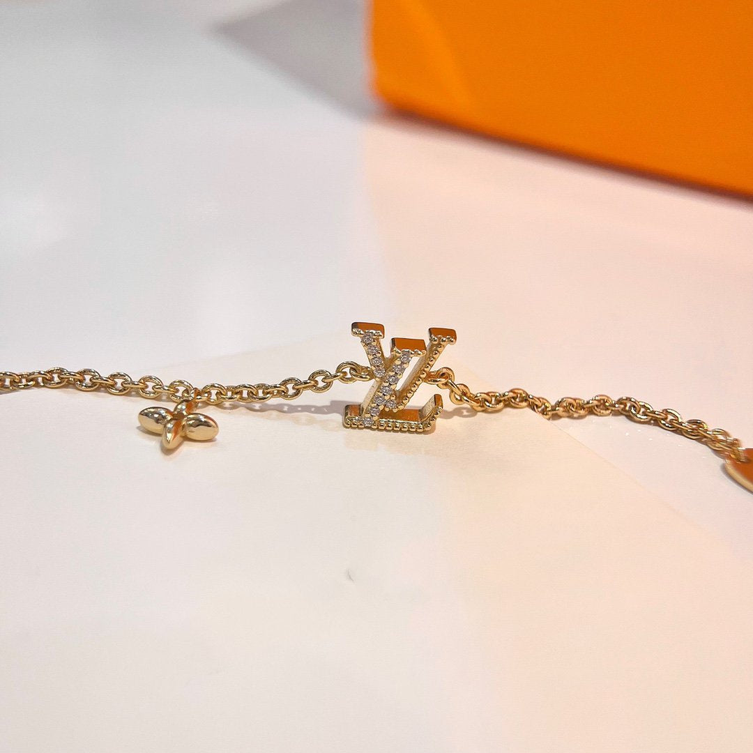 [⭐Glow]LOGO STAR MOTIF GOLD BRACELET