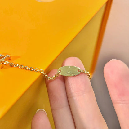 [⭐Glow]LOGO STAR MOTIF GOLD BRACELET
