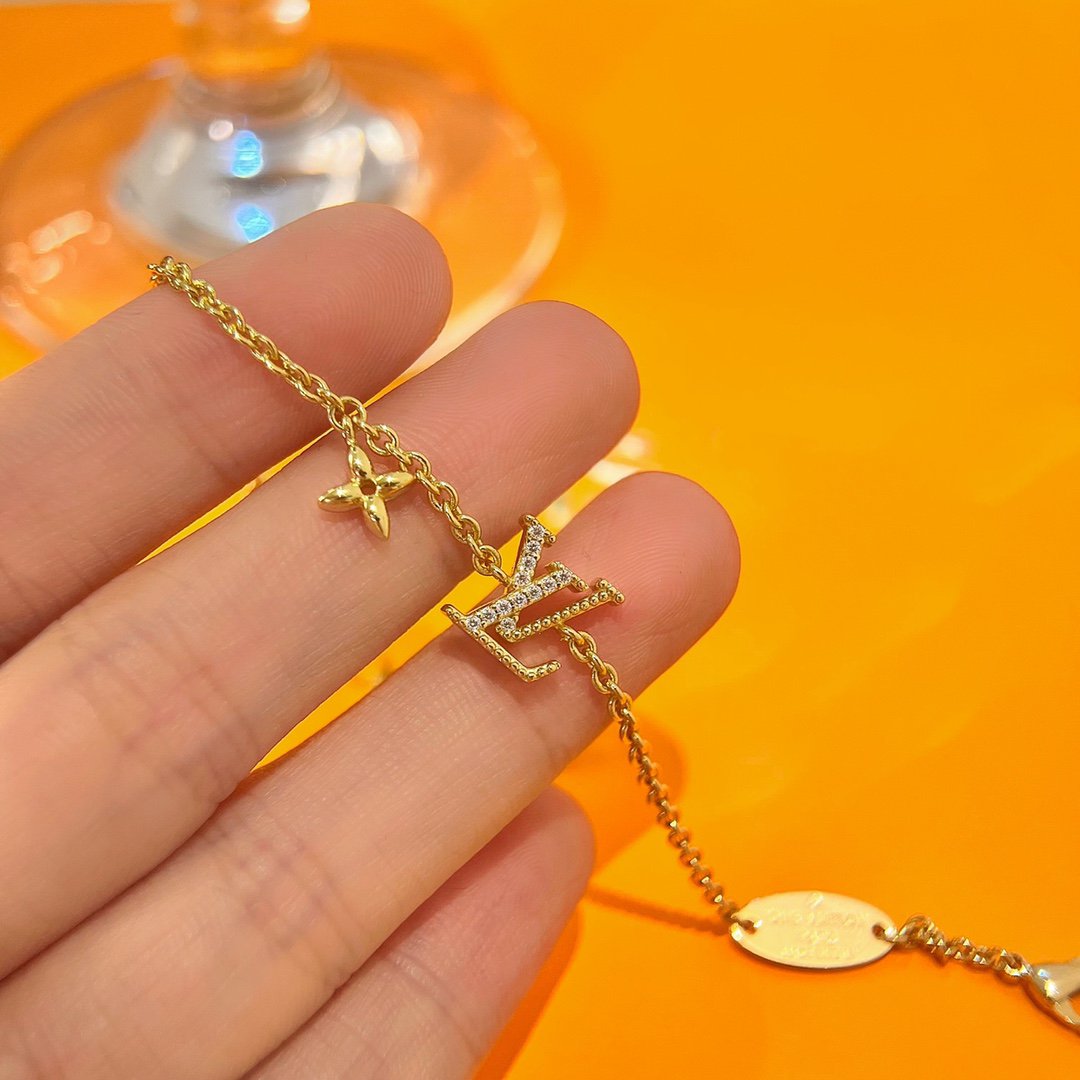 [⭐Glow]LOGO STAR MOTIF GOLD BRACELET