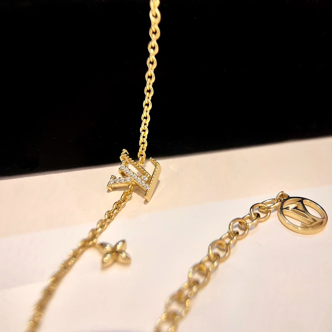 [⭐Glow]LOGO STAR MOTIF GOLD BRACELET