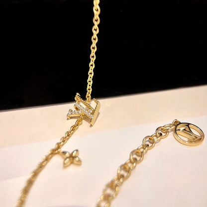 [⭐Glow]LOGO STAR MOTIF GOLD BRACELET