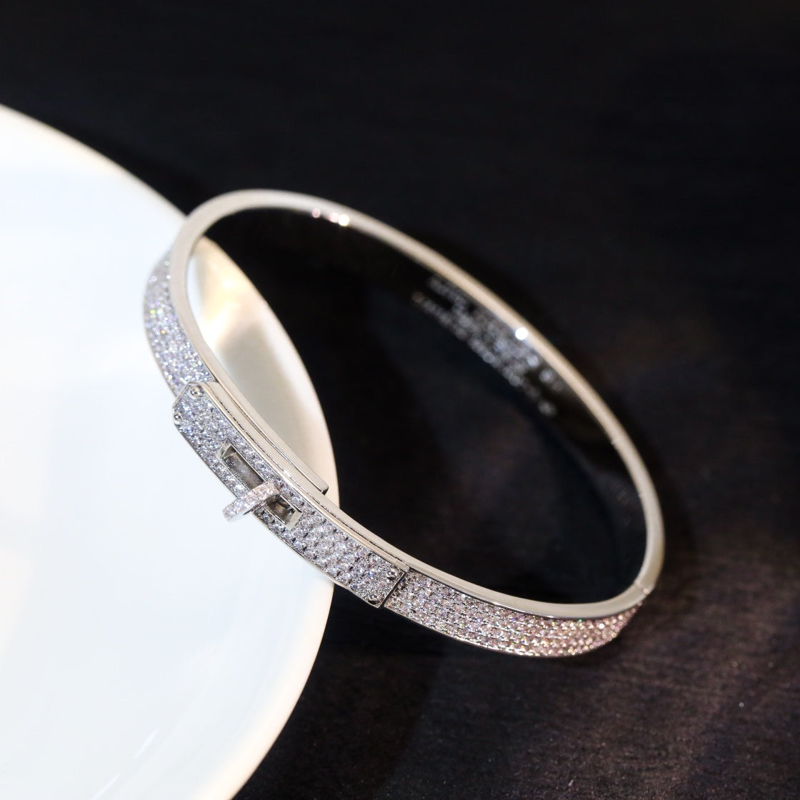 [⭐Glow]KELLY BRACELET DIAMOND PAVED