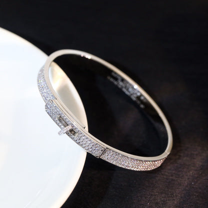 [⭐Glow]KELLY BRACELET DIAMOND PAVED