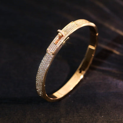 [⭐Glow]KELLY BRACELET DIAMOND PAVED