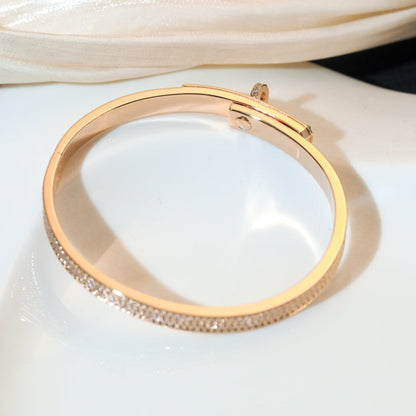 [⭐Glow]KELLY BRACELET DIAMOND PAVED