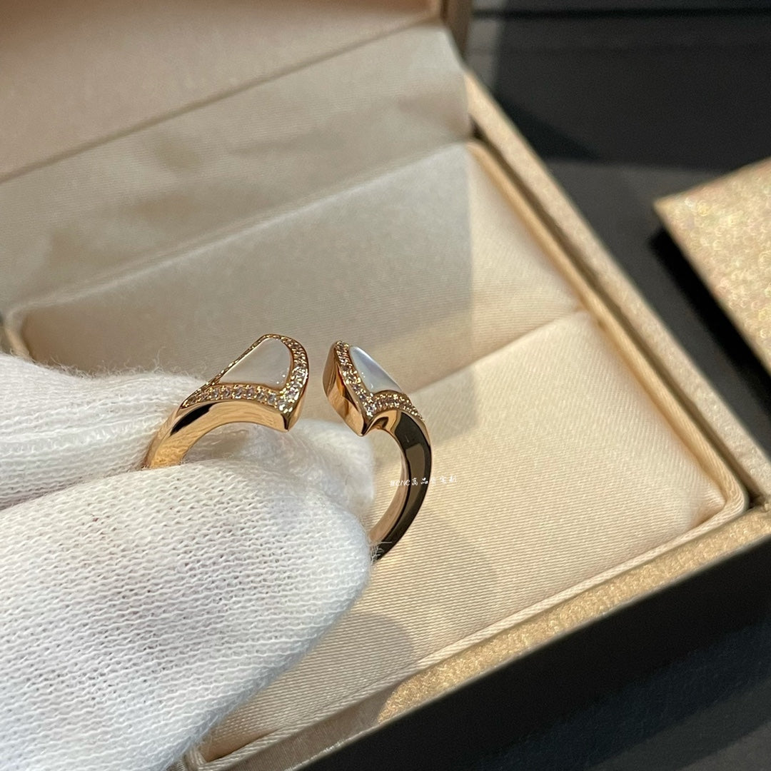 [⭐Glow]DREAM MOP DIAMOND OPEN RING