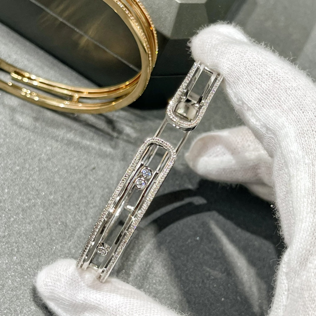 [⭐Glow]MOVE 10TH PAVED DIAMOND BRACELET