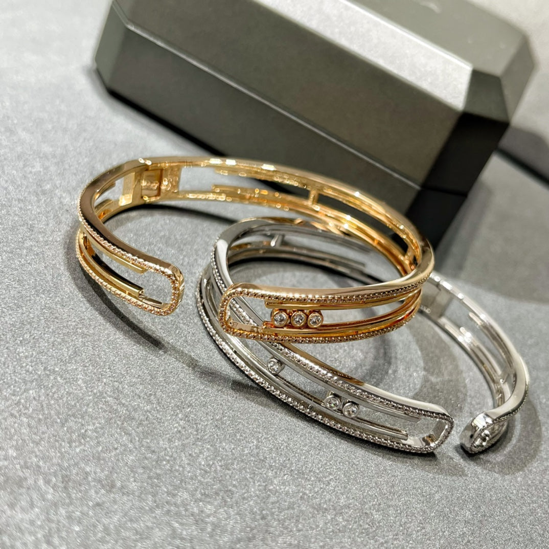 [⭐Glow]MOVE 10TH PAVED DIAMOND BRACELET