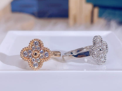 [⭐Glow]CLOVER DIAMOND RING
