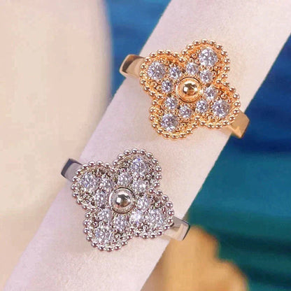 [⭐Glow]CLOVER DIAMOND RING