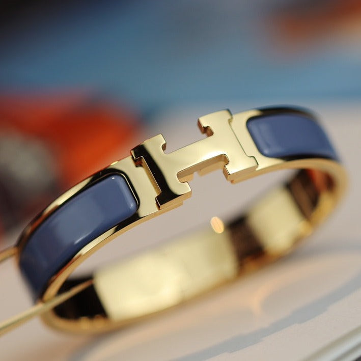[⭐Glow]H BRACELET 12MM BLUE GRAY