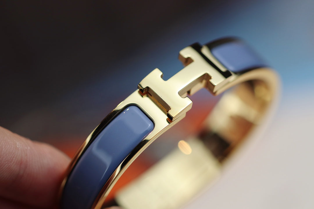 [⭐Glow]H BRACELET 12MM BLUE GRAY