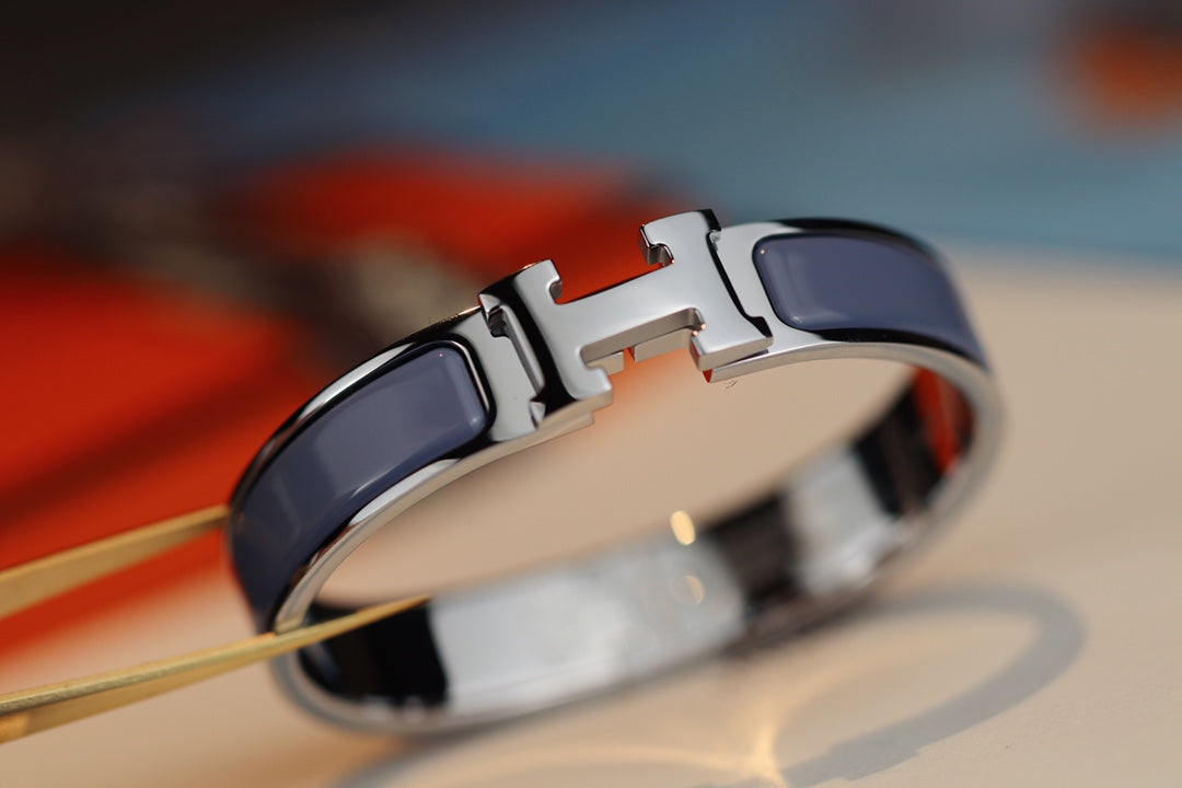 [⭐Glow]H BRACELET 12MM BLUE GRAY