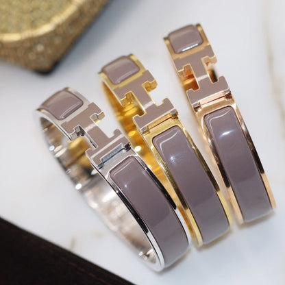 [⭐Glow]H BRACELET 12MM BROWN