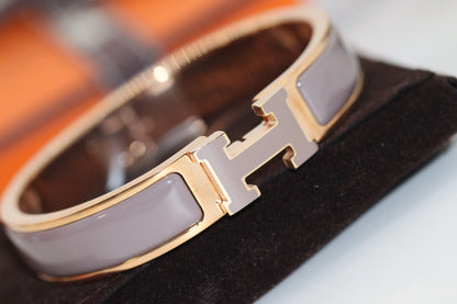 [⭐Glow]H BRACELET 12MM BROWN