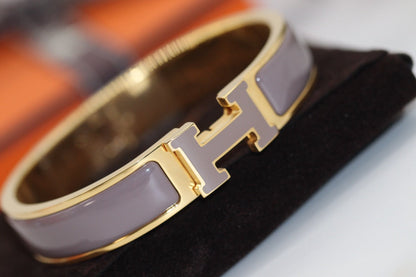 [⭐Glow]H BRACELET 12MM BROWN