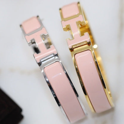 [⭐Glow]H BRACELET 12MM PINK