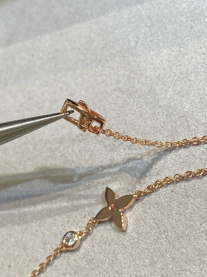 [⭐Glow]STAR DIAMOND PINK GOLD BRACELET