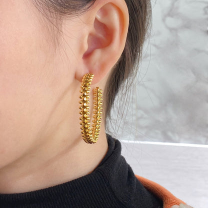 [⭐Glow]CLASH HOOP EARRINGS