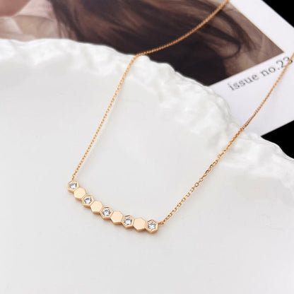 [⭐Glow]BEE MY LOVE DIAMOND NECKLACE