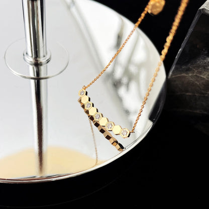 [⭐Glow]BEE MY LOVE DIAMOND NECKLACE