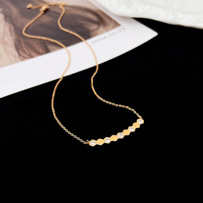 [⭐Glow]BEE MY LOVE DIAMOND NECKLACE