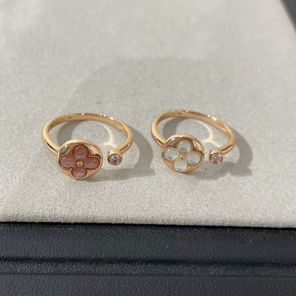 [⭐Glow]SUN 1 DIAMOND PINK MOP RING