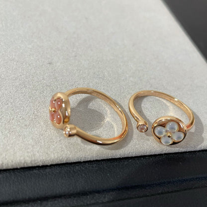 [⭐Glow]SUN 1 DIAMOND PINK MOP RING