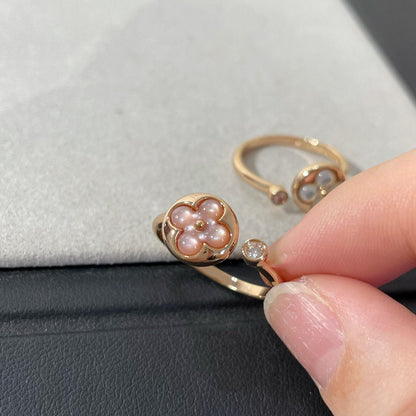 [⭐Glow]SUN 1 DIAMOND PINK MOP RING