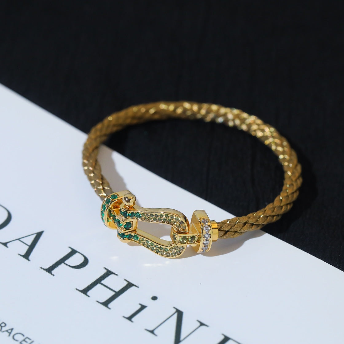 [⭐Glow]FORCE 10 GOLD GREEN DIAMOND PAVED