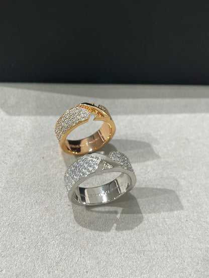 [⭐Glow]LIENS EVIDENCE  DIAMOND PAVED RING